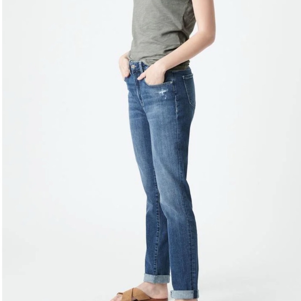 KATHLEEN JEANS - MID ORGANIC BLUE size 25/28